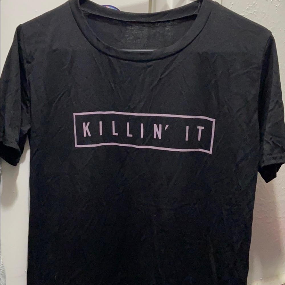 Black tee, Never worn!